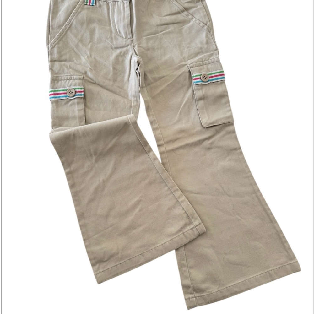 Kids Tan Cargo Pants